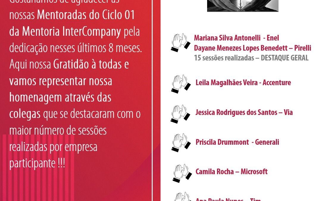 Mentoria Intercompany Ciclo 1 – Idealizada pela TIM Brasil